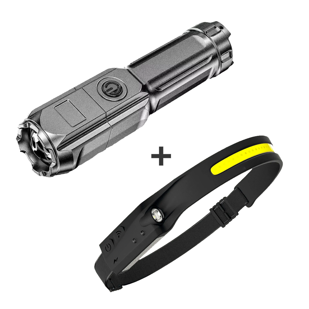 NIGHTBOLT + STIRNLAMPE GESCHENK