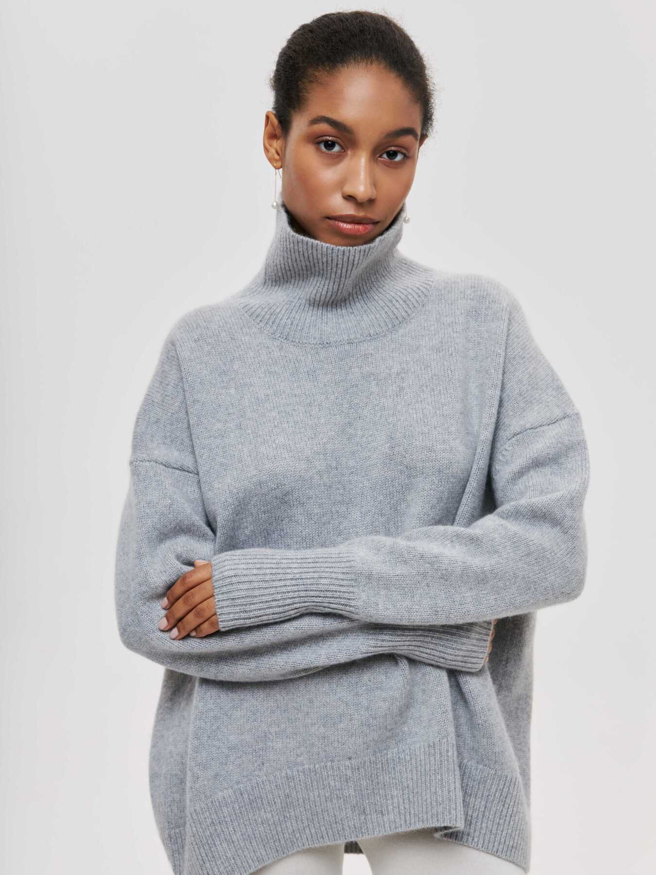 Konf | Lyana Lässiger Strickpullover