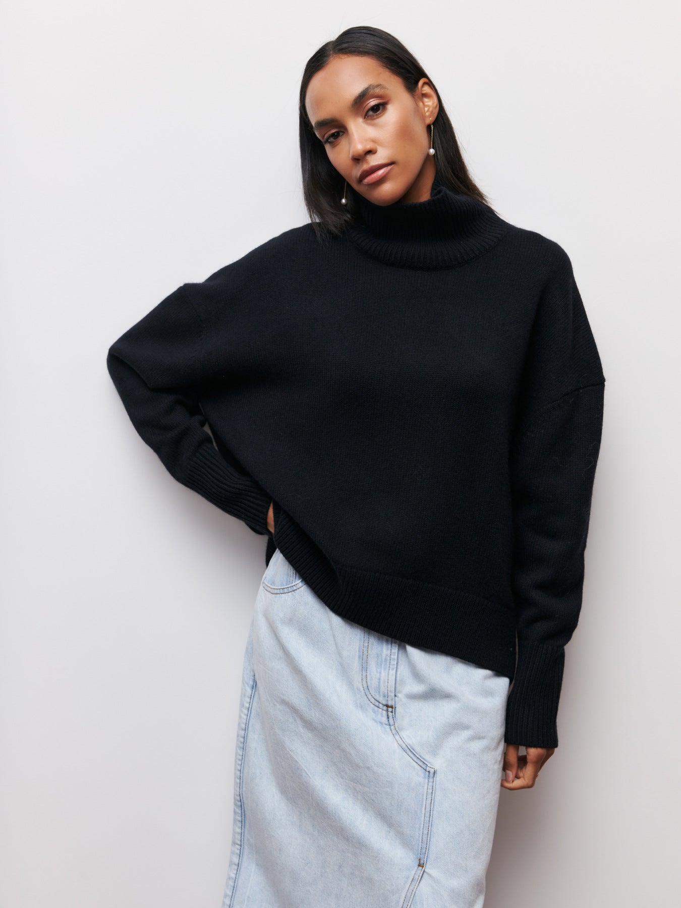 Konf | Lyana Lässiger Strickpullover