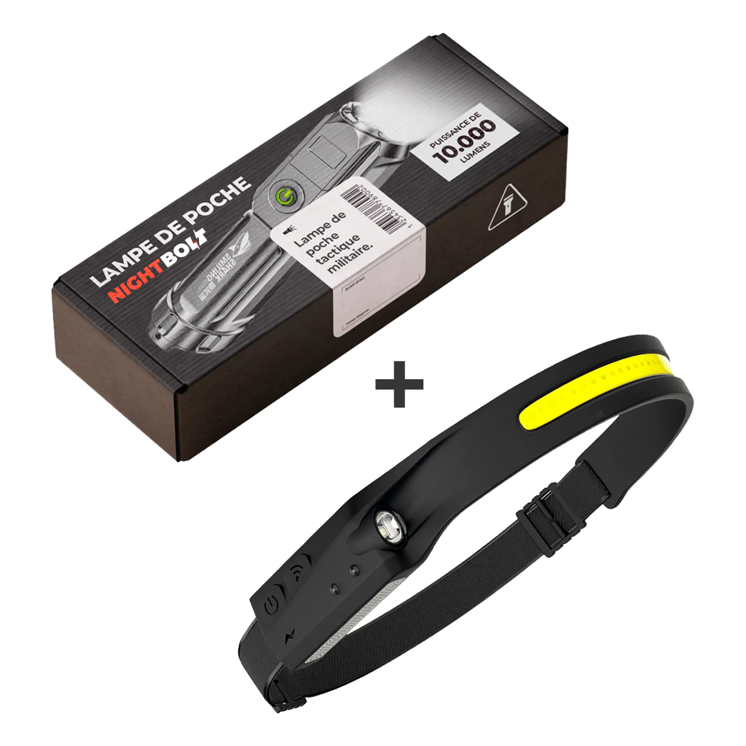 NIGHTBOLT + KOSTENLOSE STIRNLAMPE
