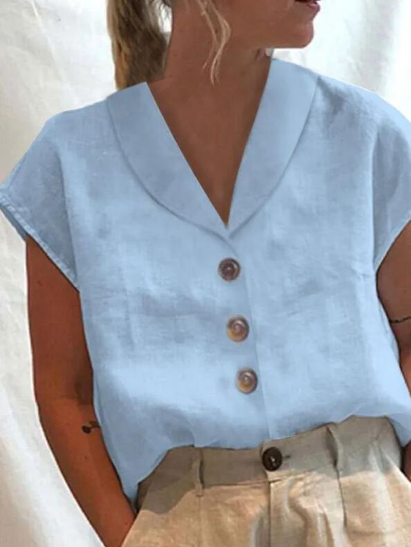 Konf | Gasin Damen Bluse mit elegantem Kragen