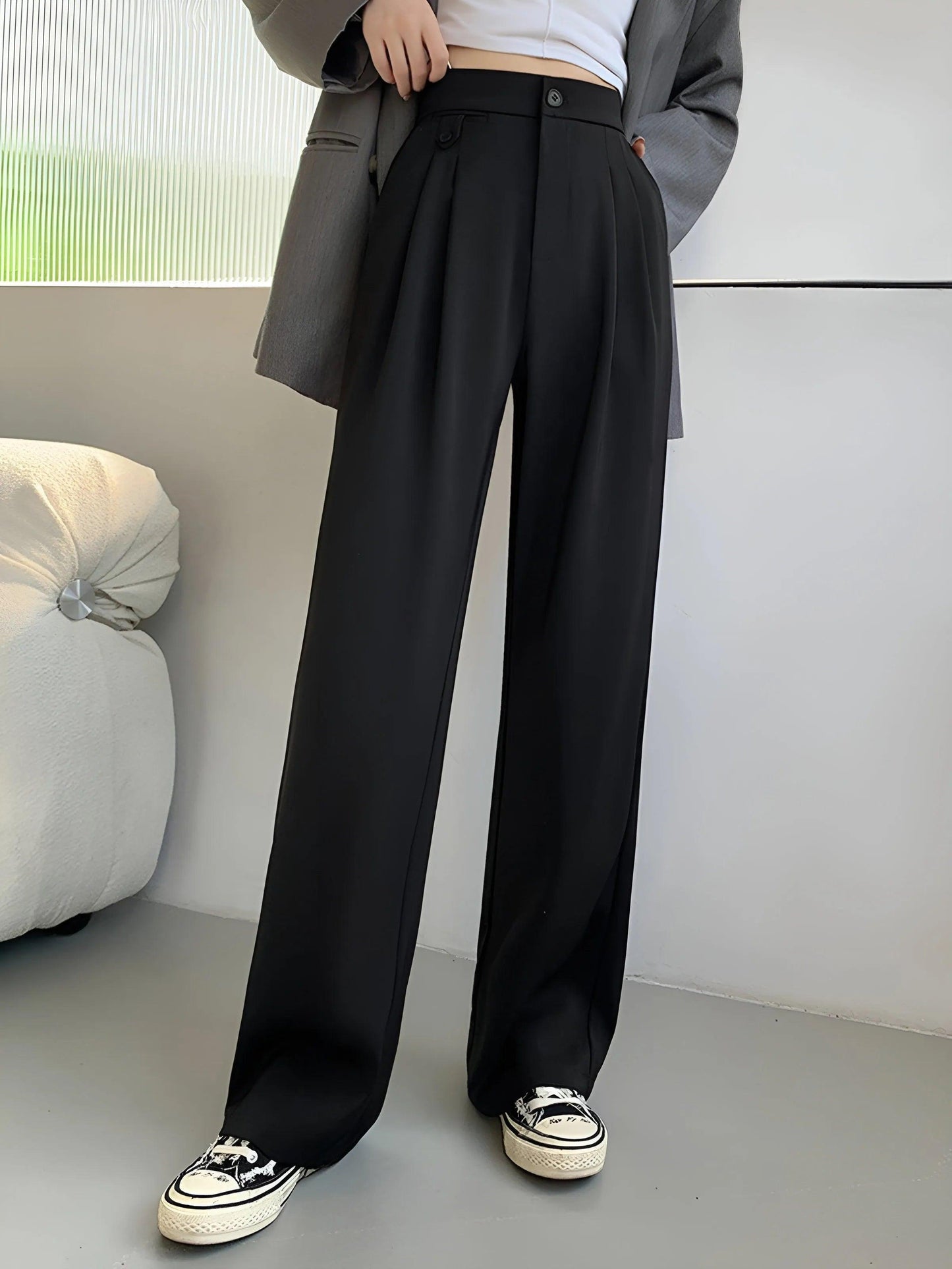 Konf | Ausgefallene Hose mit weitem Bein