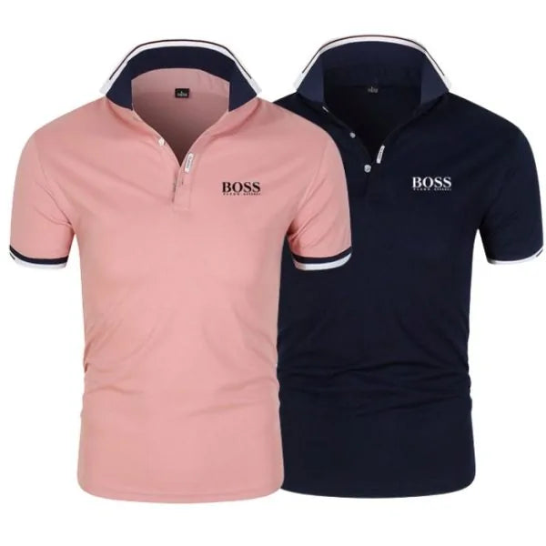 2er-Pack – Premium-Polo-T-Shirts