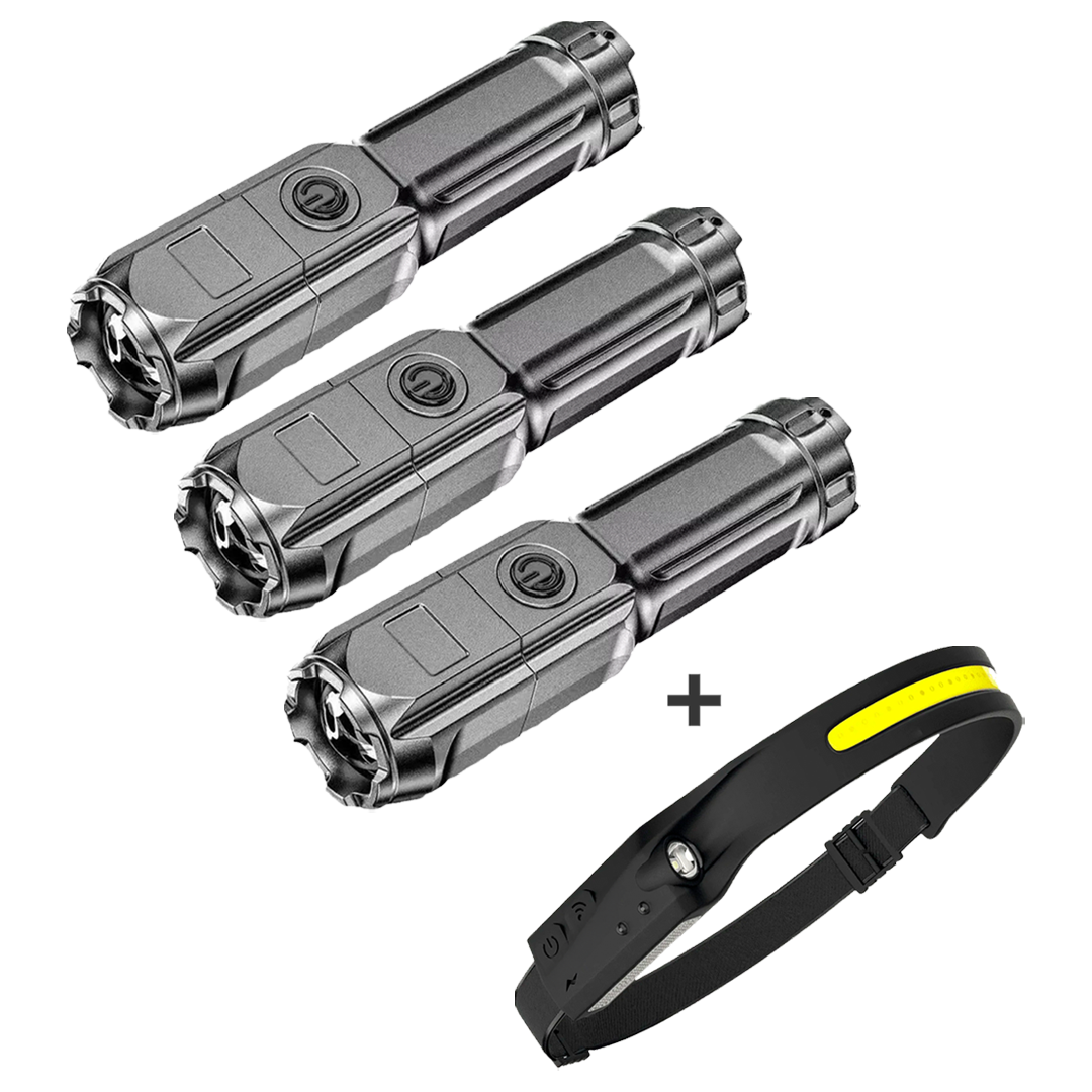 NIGHTBOLT + STIRNLAMPE GESCHENK