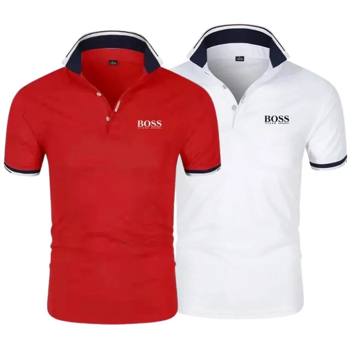 2er-Pack – Premium-Polo-T-Shirts