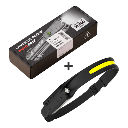 NIGHTBOLT + LAMPE FRONTALE GRATUITE