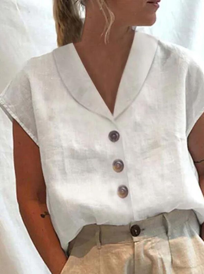 Konf | Gasin Damen Bluse mit elegantem Kragen