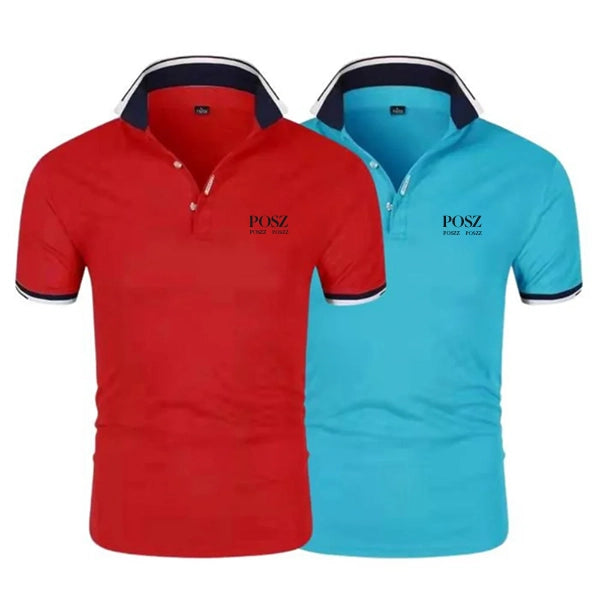 2er-Pack – Premium-Polo-T-Shirts