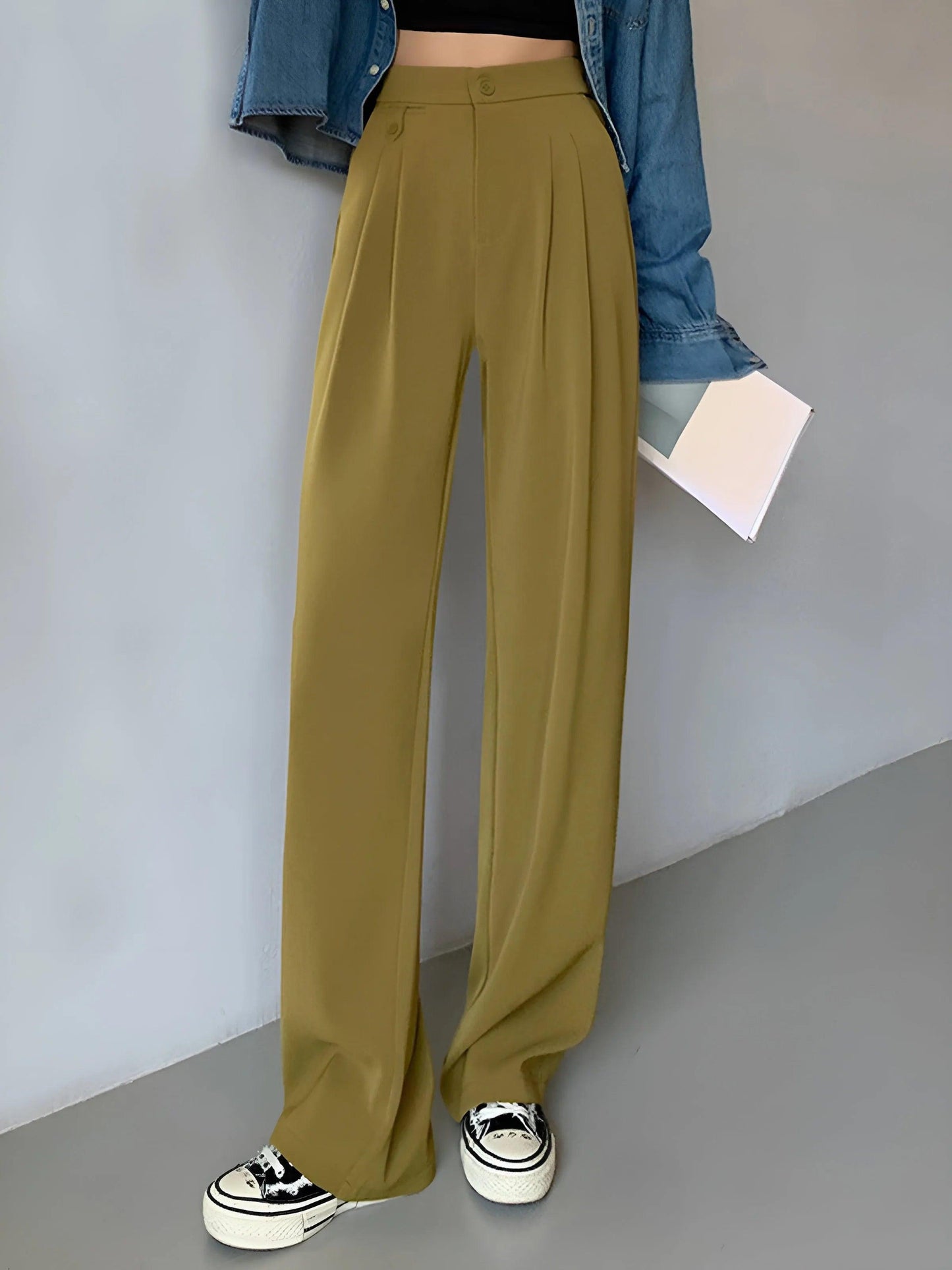 Konf | Ausgefallene Hose mit weitem Bein