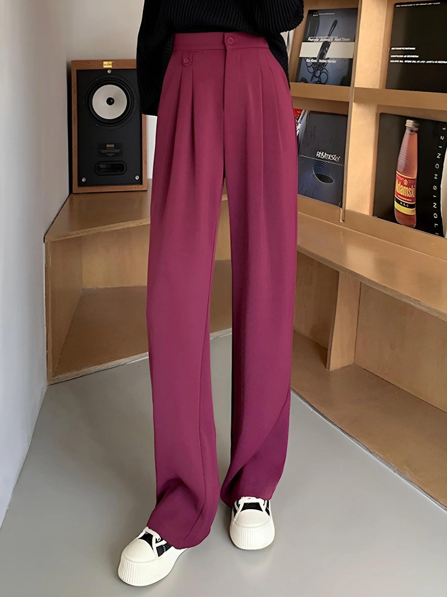 Konf | Ausgefallene Hose mit weitem Bein